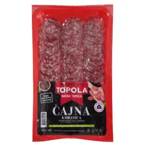 Čajna kobasica slajs TOPOLA 80g slide slika