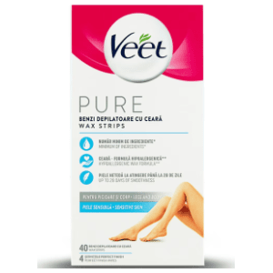 VEET pure trake za depilaciju 40kom slide slika