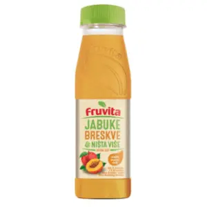 Voćni sok FRUVITA jabuke breskve & ništa više 330ml slide slika