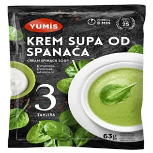 Krem supa YUMIS od spanaća 63g slide slika