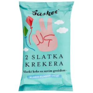 BASKET 2 slatka krekera suvo grožđe 25g slide slika