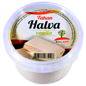 BIOLAND halva vanila 300g slide slika