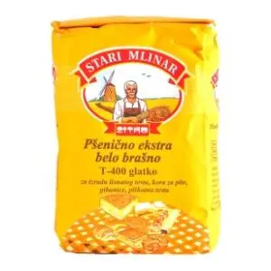 Brašno STARI MLINAR glatko T-400 1kg slide slika