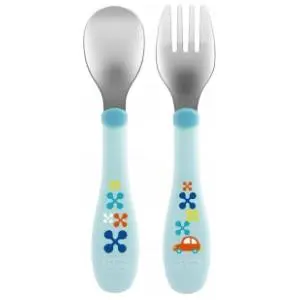 chicco-metalna-kasika-i-viljuska-18m-plava