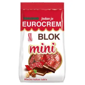 Praline SWISSLION Eurocrem blok mini 140g slide slika