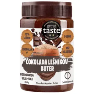 Lešnikov puter COLD PRESSOK čokolada 350g slide slika