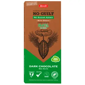 Crna čokolada KANDIT no guilt mix nuts 84% 80g slide slika
