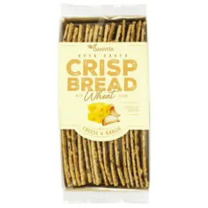 DANVITA Crisp bread hrskave pločice sir beli luk 130g slide slika