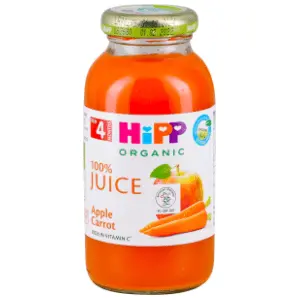 HIPP organic dečiji sok 100% jabuka šargarepa 200ml slide slika