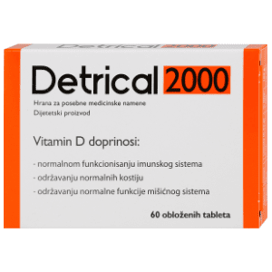 DR THEISS Detrical tablete 2000 IU 60kom slide slika