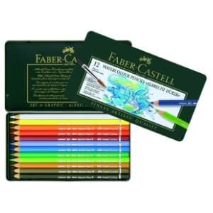Drvene boje FABER CASTELL durer metalna kutija 12kom slide slika