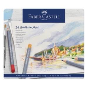 Drvene boje FABER CASTELL goldfaber aqua 24kom slide slika