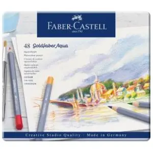 Drvene boje FABER CASTELL goldfaber aqua 48kom slide slika