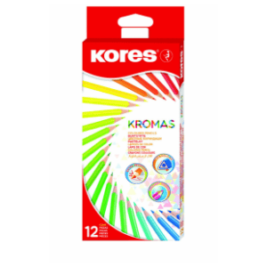 Drvene boje KORES kromas 12kom slide slika