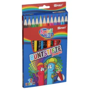 Drvene boje SPIRIT jumbo 12kom slide slika