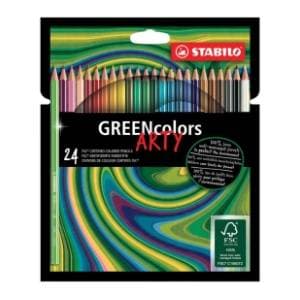 Drvene boje STABILO green arty set 24kom slide slika