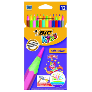 Drvene bojice BIC kids evolution circus super 12kom slide slika
