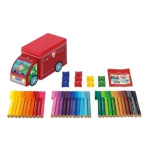 Flomasteri FABER CASTELL connector kamion 33kom slide slika