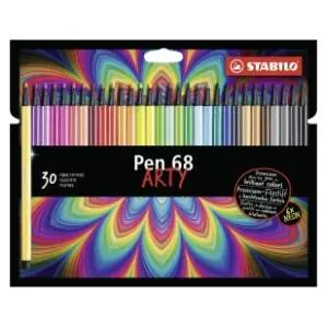 Flomasteri STABILO pen 68 arty 30kom slide slika