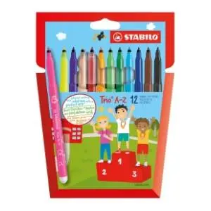 Flomasteri STABILO trio A-Z 12kom slide slika