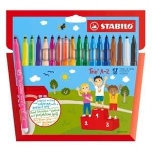 Flomasteri STABILO trio A-Z 18kom slide slika