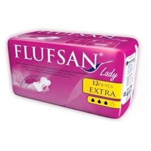 FLUFSAN lady extra ulošci za inkontinenciju 12kom slide slika