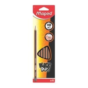 Grafitna olovka MAPED black peps HB 6kom slide slika