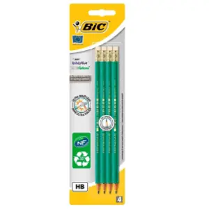 Grafitna olovka sa gumicom BIC conte evolution ecolutions hb 4kom slide slika