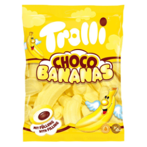 Gumene bombone TROLLI choco bananas 150g slide slika