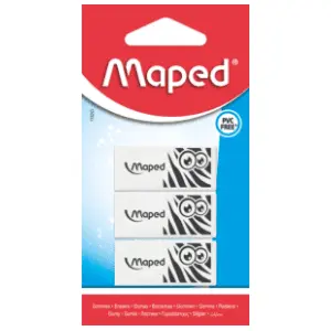 Gumice MAPED mini zebra 3kom slide slika