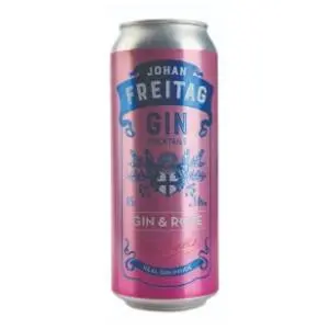 Koktel JOHAN FREITAG Gin&Rose 5% 500ml slide slika