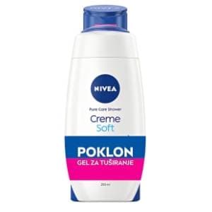 Mleko za telo NIVEA 400ml + Gel za tuširanje creme soft 250ml gratis slide slika