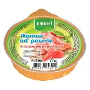 NATUREL namaz od povrća sa crvenom paprikom 75g slide slika