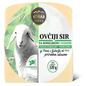Ovčiji sir nana bosiljak KORAB 320g slide slika