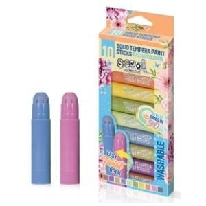 Tempere u stiku S-COOL pastel 10ml 10kom slide slika