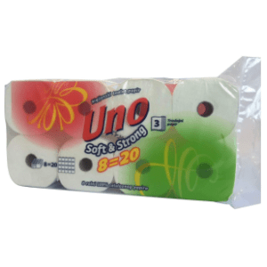 Toalet papir UNO soft & strong 3sloja 8kom slide slika