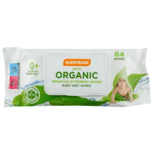 Vlažne maramice NEVENA baby organic argan oil & thermal water 64g slide slika
