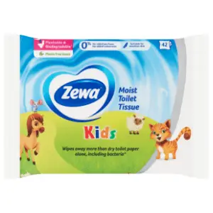 Vlažni toalet papir ZEWA kids 42kom slide slika