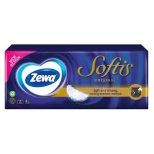 Papirne maramice ZEWA softis original 4sloja 10kom slide slika