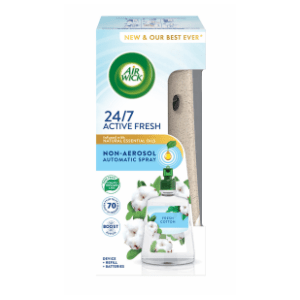 AIR WICK osveživač active fresh pamuk 228ml slide slika