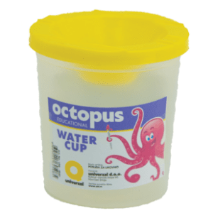Čaša za likovno OCTOPUS 7x7,5cm 1kom slide slika