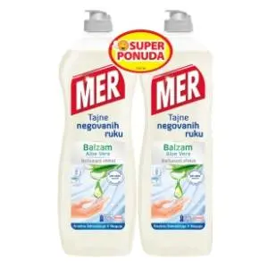 MER aloe vera deterdžent za posuđe 2x750ml slide slika