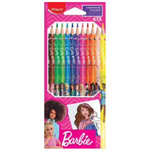 Drvene boje MAPED Barbie 12kom slide slika