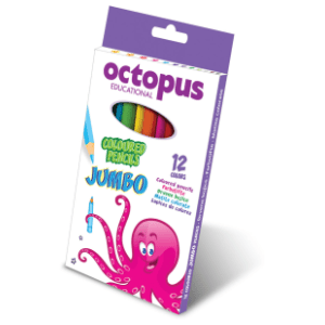 Drvene boje OCTOPUS jumbo 12kom slide slika