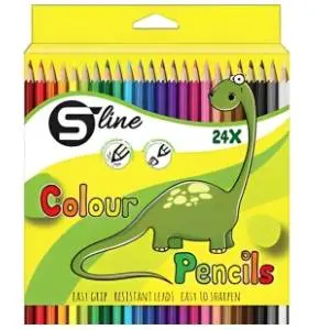 Drvene boje S-LINE 24kom slide slika