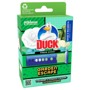 DUCK WC osveživač disc garden escape 36ml slide slika