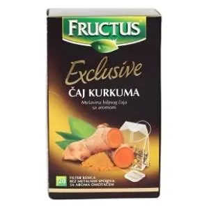 FRUCTUS čaj exclusive kurkuma 44g slide slika