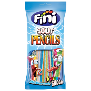 Gumene bombone FINI sour pencils 90g slide slika
