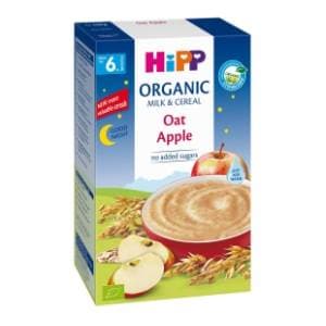 HIPP organic instant mlečna kaša za laku noć ovas jabuka 250g slide slika