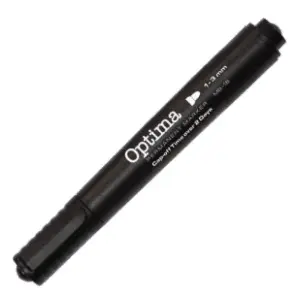 Marker OPTIMA crni obli vrh 1kom slide slika